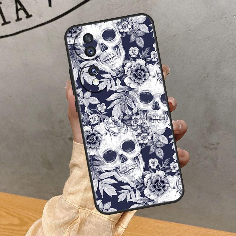 Gothic Fashion Skull Case For Honor Magic 7 Lite 5 6 Pro Cover For Honor 400 200 50 70 90 X9 X8a X8b X9a X9b X9c Honor 90
Gothic Fashion Skull Case For Honor Magic 7 Lite 5 6 Pro Cover For Honor 400 200 50 70 90 X9 X8a X8b X9a X9b X9c Honor 90