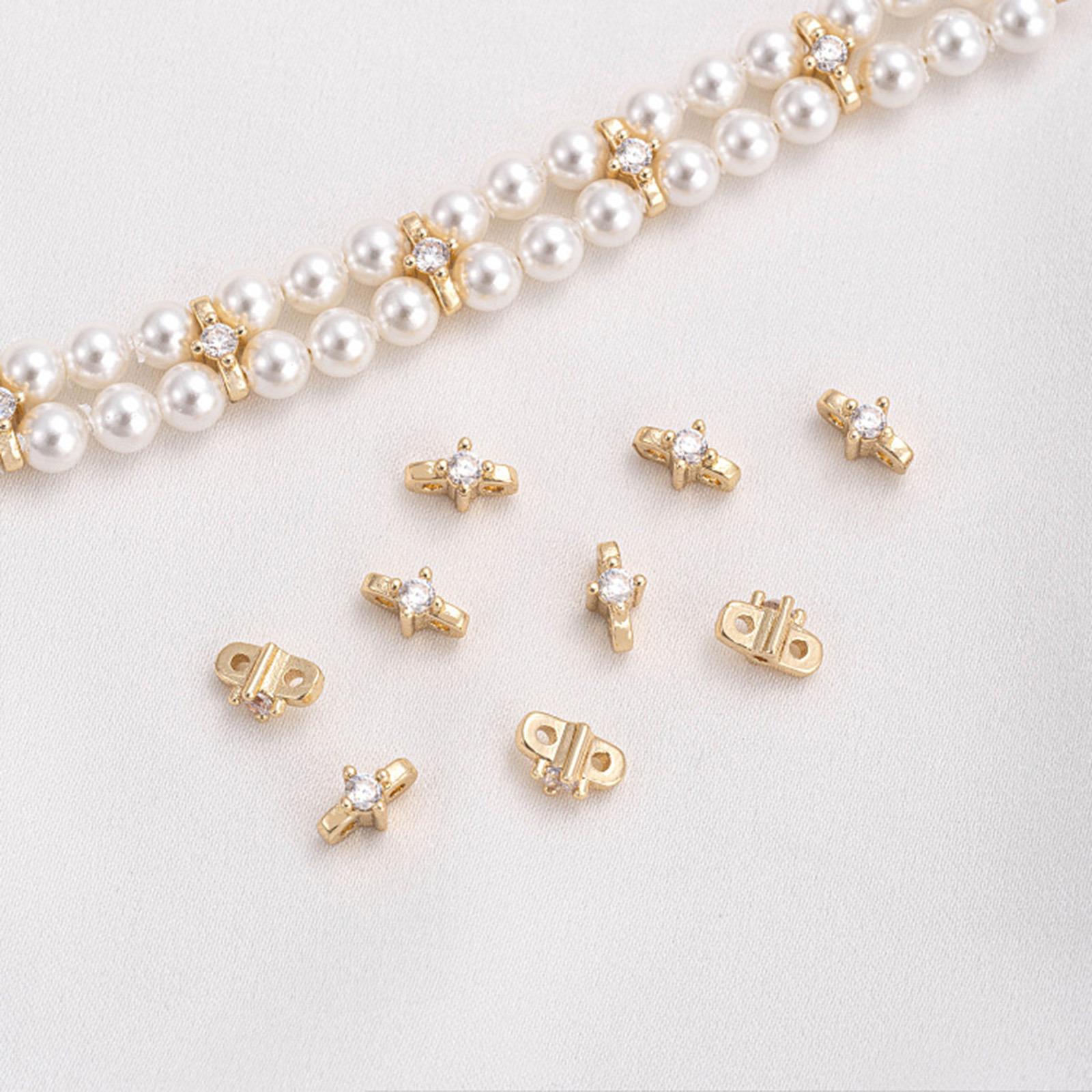 5/10 PCs Brass Spacer Beads For DIY Bracelet Jewelry Making Findings 14K Real Gold Plated Clear Cubic Zirconia Bead Accessories 5pcs
5/10 PCs Brass Spacer Beads For DIY Bracelet Jewelry Making Findings 14K Real Gold Plated Clear Cubic Zirconia Bead Accessories 5pcs