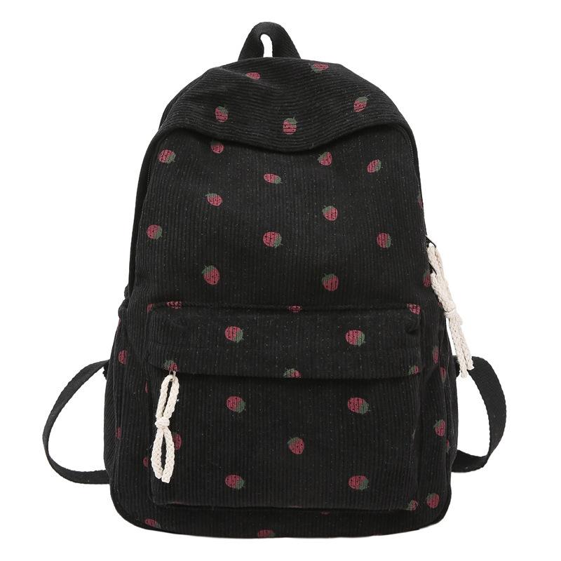Schoolbag for junior high school girls and college students Women cartoon cute strawberry backpack
Schoolbag for junior high school girls and college students Women cartoon cute strawberry backpack