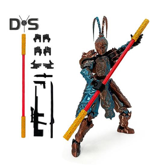 Фигурка Короля Обезьян, напечатанная на 3D-принтере, с подвижными суставами, модель обезьяны, фигурка Великого Мудреца, Равного Небу, шарнирный манекен, украшение C
Фигурка Короля Обезьян, напечатанная на 3D-принтере, с подвижными суставами, модель обезьяны, фигурка Великого Мудреца, Равного Небу, шарнирный манекен, украшение C