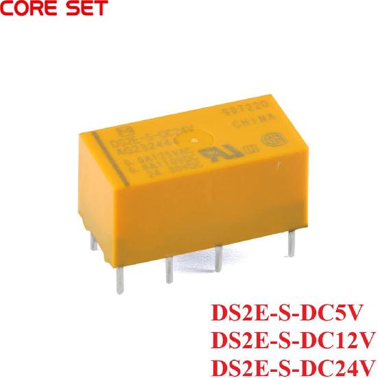 10Pcs DS2E-S-DC5V DS2E-S-DC12V DS2E-S-DC24V Relay 2 Open 2 Close 8 Pin 5V 12V 24V 2A Relay (Size : DS2E-S-DC 24V) DS2E-S-DC 24V
10Pcs DS2E-S-DC5V DS2E-S-DC12V DS2E-S-DC24V Relay 2 Open 2 Close 8 Pin 5V 12V 24V 2A Relay (Size : DS2E-S-DC 24V) DS2E-S-DC 24V