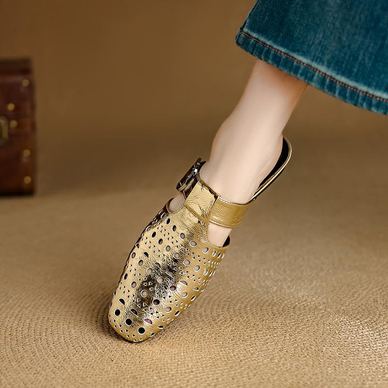 Мода 2025 Новые летние женские мюли из натуральной кожи, женская обувь с квадратным носком и массивным каблуком, туфли с закрытым носком, сандалии-слингбэки, шлепанцы 34 золотистый
Мода 2025 Новые летние женские мюли из натуральной кожи, женская обувь с квадратным носком и массивным каблуком, туфли с закрытым носком, сандалии-слингбэки, шлепанцы 34 золотистый