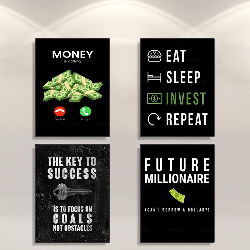 Motivational Quotes Poster Money Is Calling Eat Sleep Invest Repeat Wall Art Picture Canvas Print Room Home Decor Painting Gifts 21cm×30cm NoFrame
Motivational Quotes Poster Money Is Calling Eat Sleep Invest Repeat Wall Art Picture Canvas Print Room Home Decor Painting Gifts 21cm×30cm NoFrame