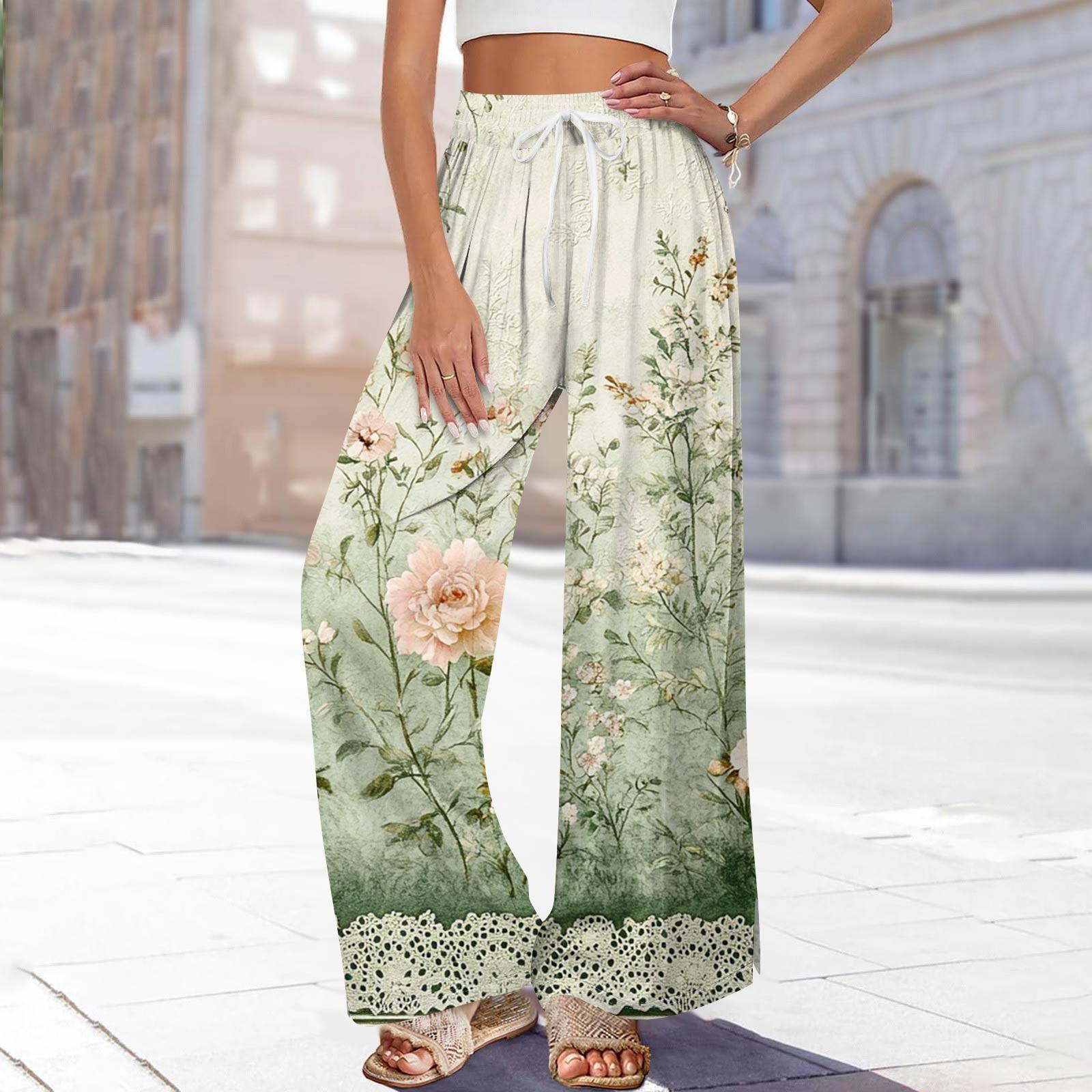 Женские брюки с принтом и широкими штанинами, с карманами, с высокой талией, на кулиске, свободные, повседневные XL светло-зеленый
Женские брюки с принтом и широкими штанинами, с карманами, с высокой талией, на кулиске, свободные, повседневные XL светло-зеленый