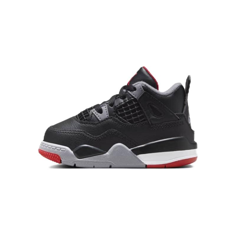 Детские кроссовки Air Jordan 4 Retro TD Bred Reimagined Black Fire-Red Cement-Grey BQ7670-006 26
Детские кроссовки Air Jordan 4 Retro TD Bred Reimagined Black Fire-Red Cement-Grey BQ7670-006 26