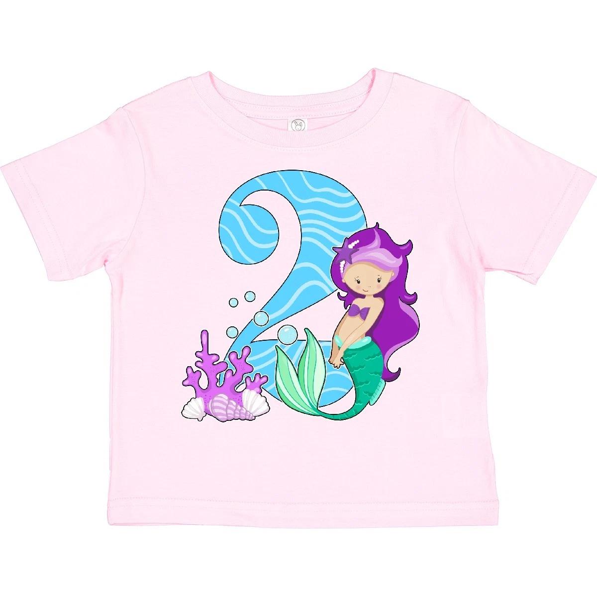 Inktastic Second Birthday Mermaid Toddler kids boys T-Shirt Birthdays 2nd 24 Months Two 100
Inktastic Second Birthday Mermaid Toddler kids boys T-Shirt Birthdays 2nd 24 Months Two 100