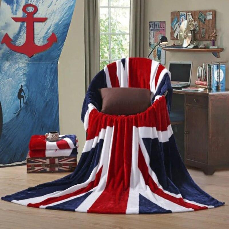 1 шт. Фланелевое одеяло с принтом американского или британского флага, мягкое и удобное, для путешествий, дивана-кровати, офиса, домашнего декора 150x200cm
1 шт. Фланелевое одеяло с принтом американского или британского флага, мягкое и удобное, для путешествий, дивана-кровати, офиса, домашнего декора 150x200cm