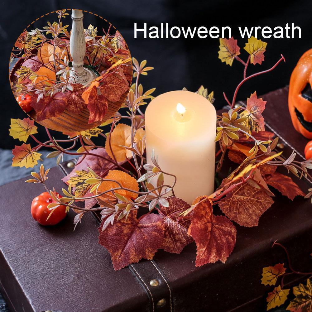 Fall Candle 9.8Inch Maple Leaves Harvest Day Wreath Holder Small Wreath Pillar Candle Holder Farmhouse Wreath Festival
Fall Candle 9.8Inch Maple Leaves Harvest Day Wreath Holder Small Wreath Pillar Candle Holder Farmhouse Wreath Festival