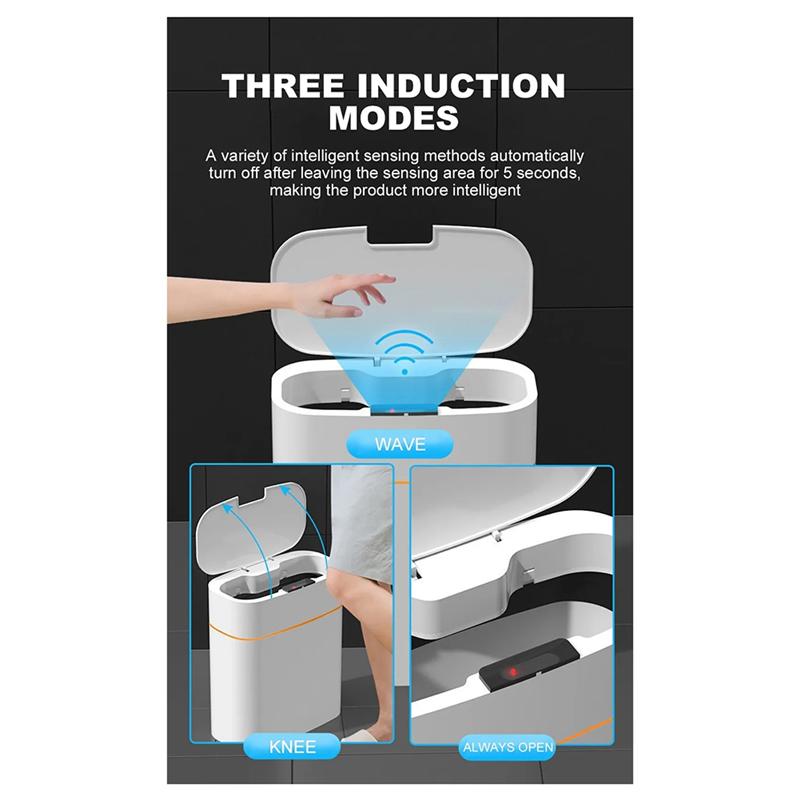 BHBL 16L Kitchen Storage Box Trash Can Induction Small Car Box Automatic Smart Dustbin Smart Trash Bin White China Mainland
BHBL 16L Kitchen Storage Box Trash Can Induction Small Car Box Automatic Smart Dustbin Smart Trash Bin White China Mainland