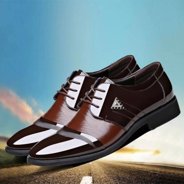 New Fashion Men s Business Leather Shoes Plus Size Casual Flats Male Casual Wedding Shoeses 41 коричневий
New Fashion Men s Business Leather Shoes Plus Size Casual Flats Male Casual Wedding Shoeses 41 коричневий