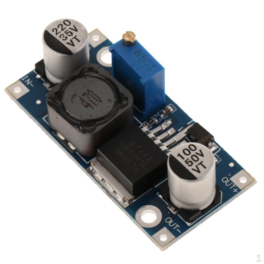 9 Adjustable Switching Boost Converter Power Supply Module 3V-32V to 5V-35V 4A(Max)
9 Adjustable Switching Boost Converter Power Supply Module 3V-32V to 5V-35V 4A(Max)