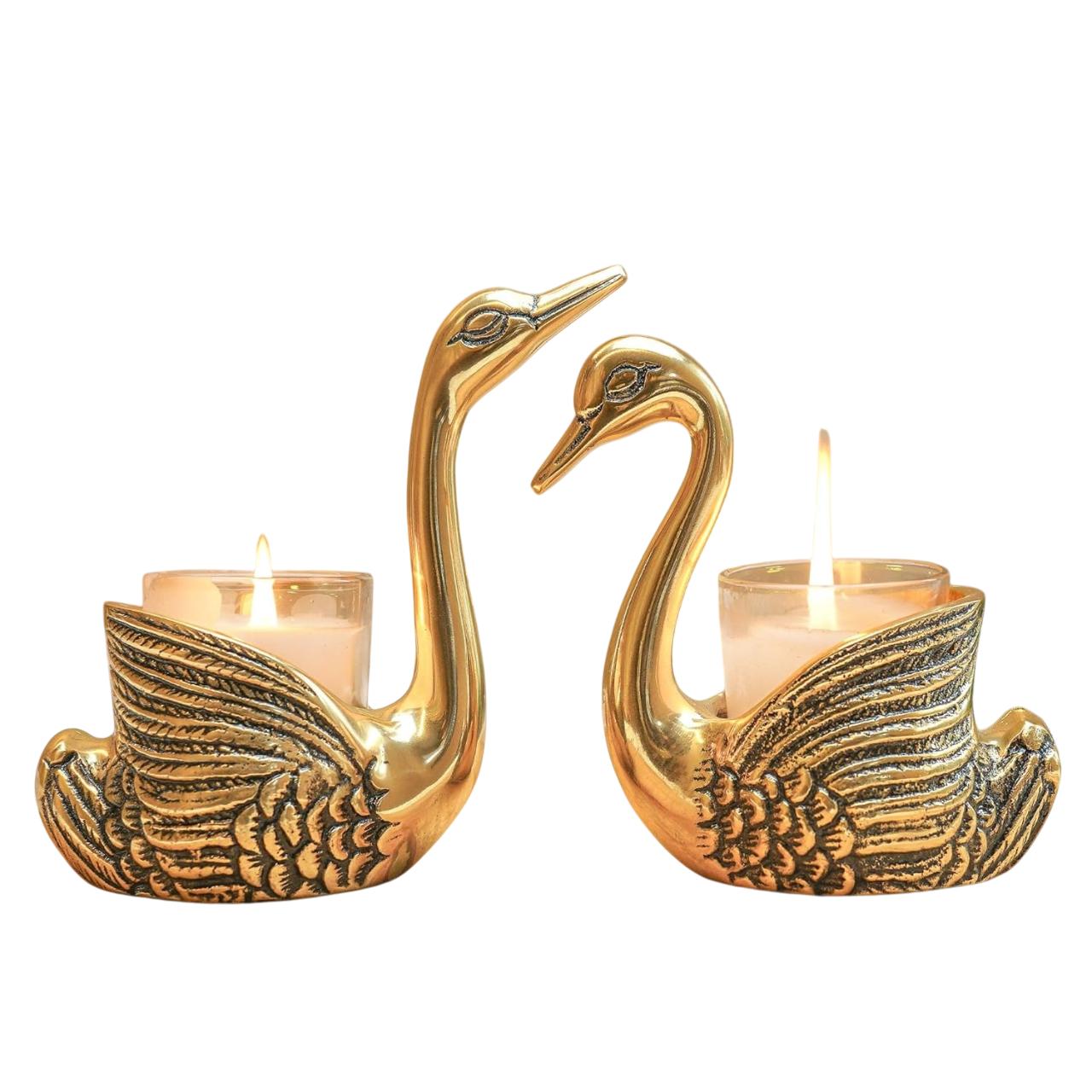 Набор подсвечников Лебедь (2 шт), Aluminium Pair of Swans Candle Holder Set of 2, Behoma
Набор подсвечников Лебедь (2 шт), Aluminium Pair of Swans Candle Holder Set of 2, Behoma