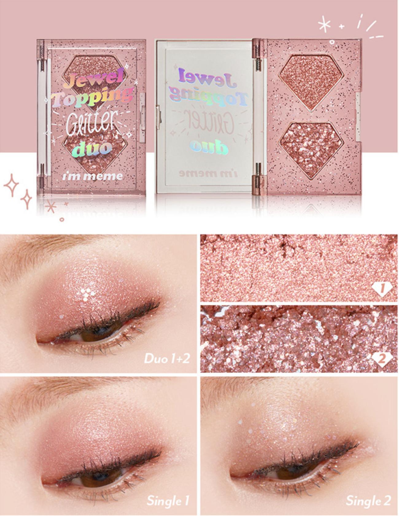 I’m Meme Jewel Topping Glitter Duo 3g (4 варианта) #01 ROSE JEWEL 1PCS
I’m Meme Jewel Topping Glitter Duo 3g (4 варианта) #01 ROSE JEWEL 1PCS