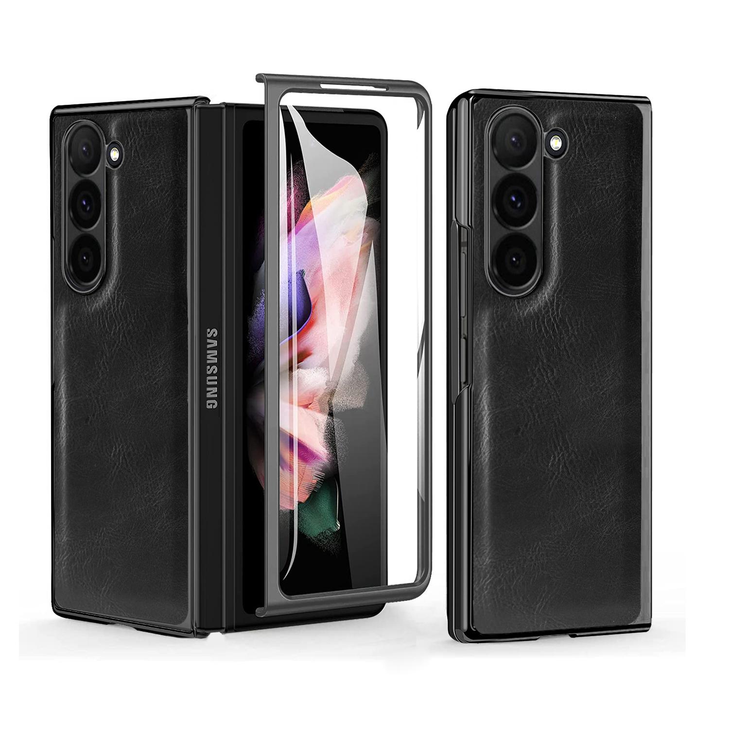 VIETAO Crazy Horse Plain PU Leather Mobile Phone Case With Temper Glass For Samsung Galaxy Z Fold 6 Fold 5 Fold 4 Fold 3 Fold 2 For Samsung Z Fold 7 чорний
VIETAO Crazy Horse Plain PU Leather Mobile Phone Case With Temper Glass For Samsung Galaxy Z Fold 6 Fold 5 Fold 4 Fold 3 Fold 2 For Samsung Z Fold 7 чорний