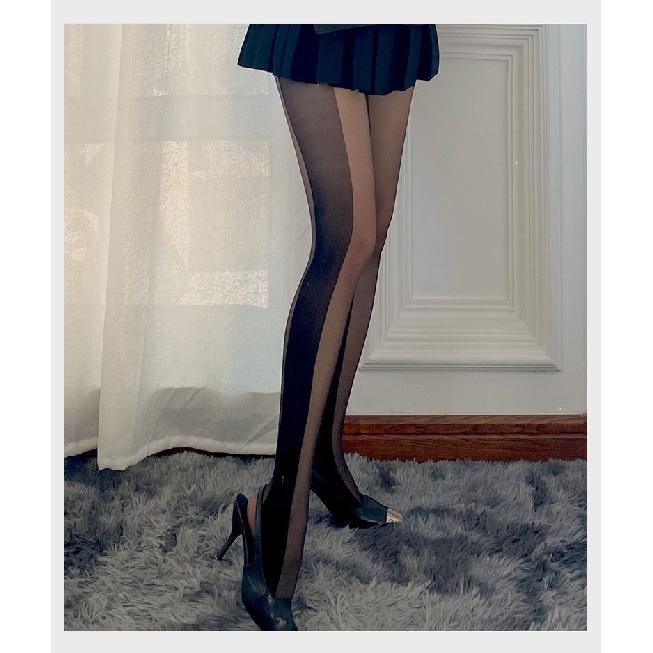 Side vertical stripes JK Spring and Autumn Thin Anti-Snag Black Patchwork Pantyhose, Black Stockings for Women, Summer Sexy Slimming Average Size чёрный
Side vertical stripes JK Spring and Autumn Thin Anti-Snag Black Patchwork Pantyhose, Black Stockings for Women, Summer Sexy Slimming Average Size чёрный