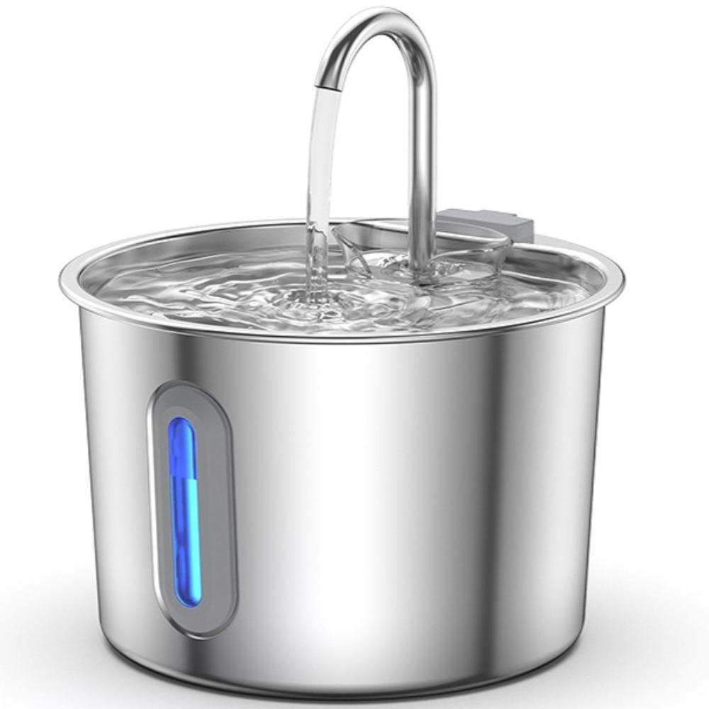 USB Automatic 2.2L Cat Water Fountain with Filter Stainless Steel Pet Water Dispenser for Cats Dogs Drinking Transparent Window
USB Automatic 2.2L Cat Water Fountain with Filter Stainless Steel Pet Water Dispenser for Cats Dogs Drinking Transparent Window
