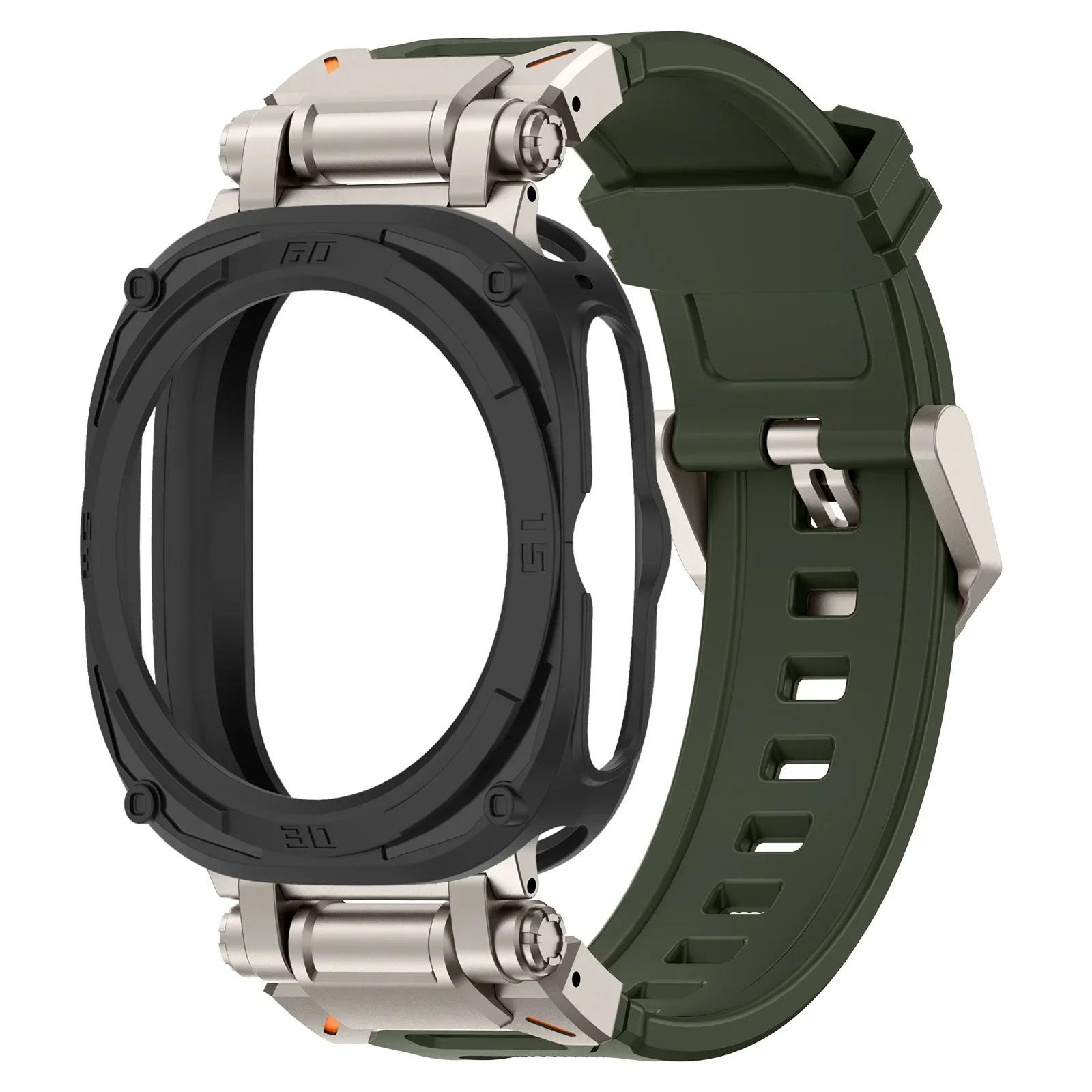 Case+Strap For Samsung Galaxy Watch 7 Ultra Soft TPU Silicone No Gaps Band Metal Case for Samsung Galaxy Watch 7 Ultra Bracelet Watch 7 Ultra
Case+Strap For Samsung Galaxy Watch 7 Ultra Soft TPU Silicone No Gaps Band Metal Case for Samsung Galaxy Watch 7 Ultra Bracelet Watch 7 Ultra
