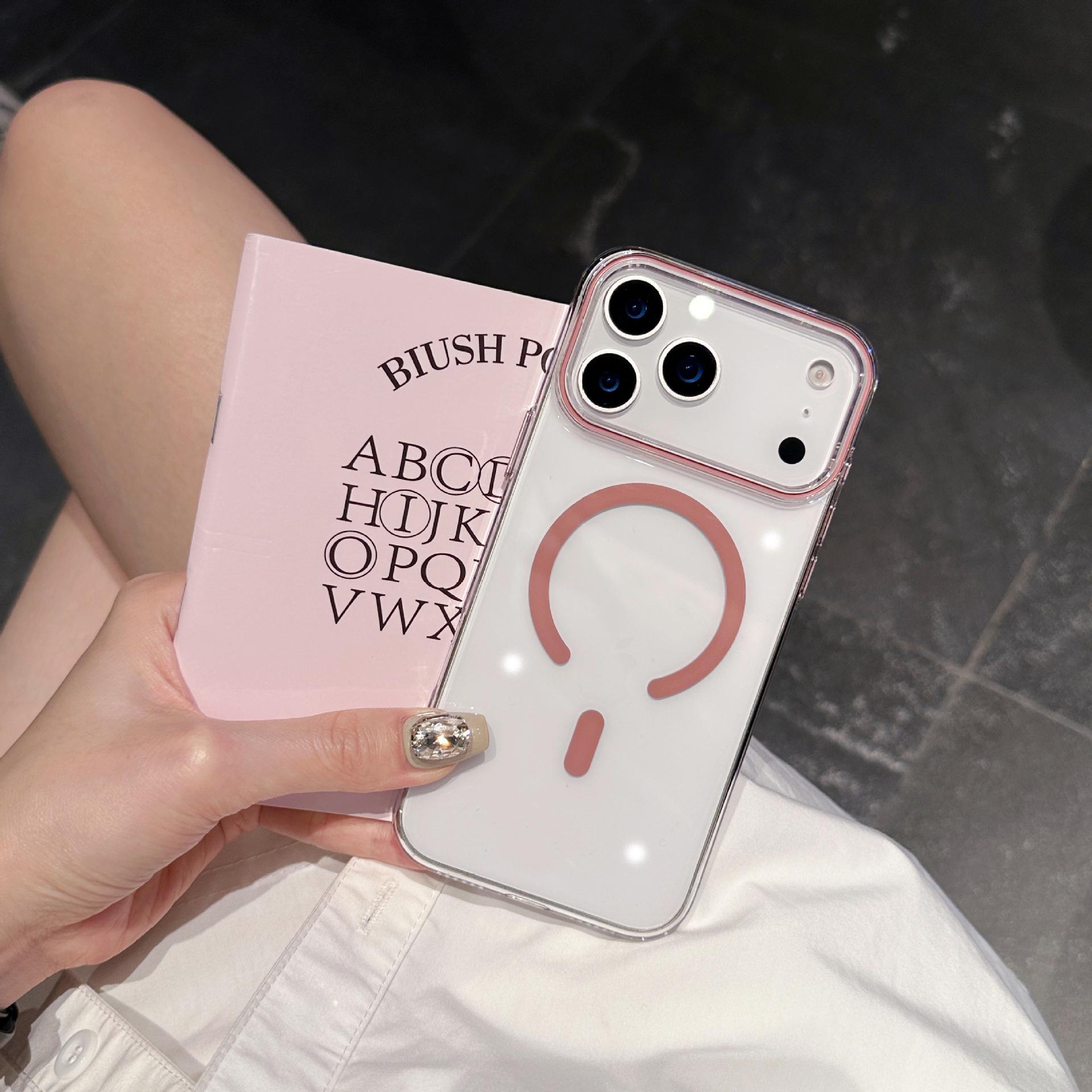 Magnetic Case for iPhone 16/17 Pro Max - Anti-Yellowing, Clear PC, Protective Cover 17Pro рожевий
Magnetic Case for iPhone 16/17 Pro Max - Anti-Yellowing, Clear PC, Protective Cover 17Pro рожевий