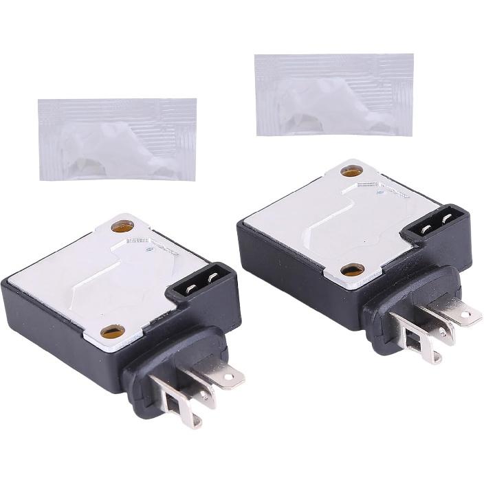 2PCS Distributor Ignition Module Compatible for 1981-1985 Mazda RX7 w/Series 2 or 3 RX4 RX5 RX-7 FB 12A 13B Ignition Control Module E301-24-910,
2PCS Distributor Ignition Module Compatible for 1981-1985 Mazda RX7 w/Series 2 or 3 RX4 RX5 RX-7 FB 12A 13B Ignition Control Module E301-24-910,