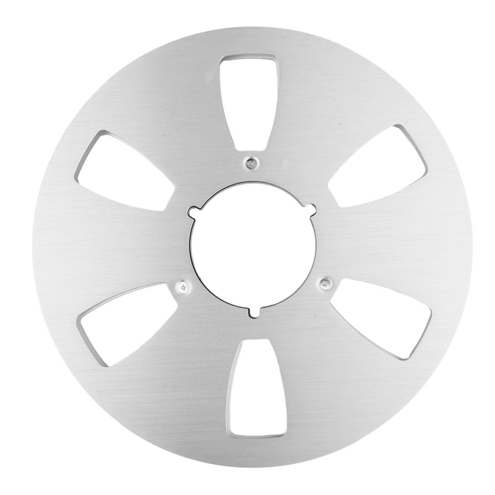 10 Inches Takeup Reel Open Reel Audio Aluminum Alloy Takeup Reel Wind Resistance Holes 10 Inch Empty Tape Reel for Recording серебряный
10 Inches Takeup Reel Open Reel Audio Aluminum Alloy Takeup Reel Wind Resistance Holes 10 Inch Empty Tape Reel for Recording серебряный