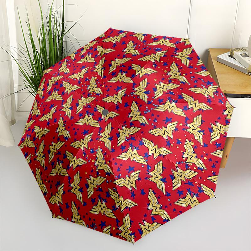 1pc Wonder Woman Umbrella - Automatic Open Compact Travel Umbrella with 91-Rib Durable Frame yy251021134
1pc Wonder Woman Umbrella - Automatic Open Compact Travel Umbrella with 91-Rib Durable Frame yy251021134