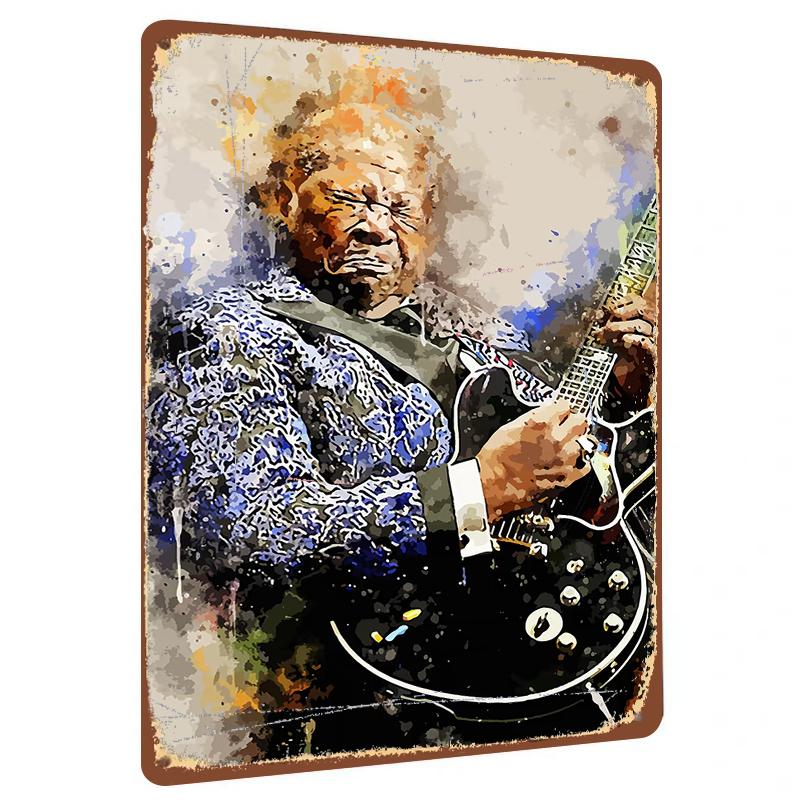 Legendary Blues Guitarist Playing Moment Custom Metal Tin Sign Home Wall Decor Rock Music Art Hanging Painting 20x30cm(7.8x11.8inch)
Legendary Blues Guitarist Playing Moment Custom Metal Tin Sign Home Wall Decor Rock Music Art Hanging Painting 20x30cm(7.8x11.8inch)