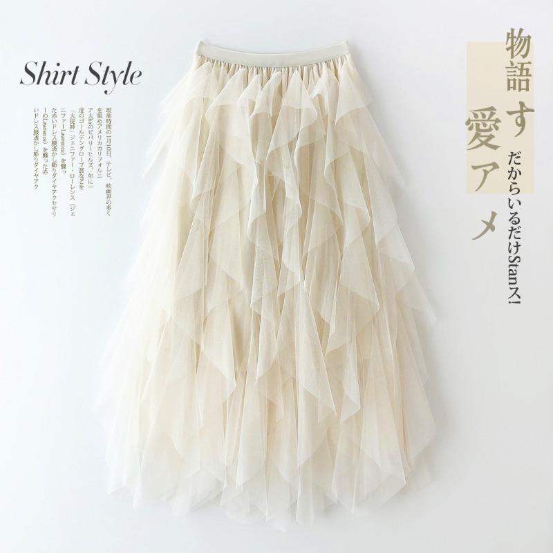 High waist medium and long fringed flowing mesh skirt fairy skirt fluffy cake skirt One size fits all абрикосовий
High waist medium and long fringed flowing mesh skirt fairy skirt fluffy cake skirt One size fits all абрикосовий