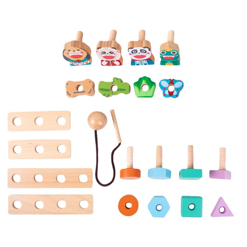 Wooden Nuts And Bolts For Kids Screw Building Blocks Fine Motor Skills Montessori Educational Toys Bloc De Construction
Wooden Nuts And Bolts For Kids Screw Building Blocks Fine Motor Skills Montessori Educational Toys Bloc De Construction
