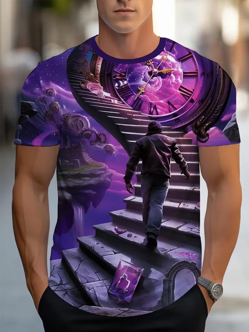 Men s Retro 3D Graphic Print T-Shirt - Perfect for Daily Wear and Vacation S
Men s Retro 3D Graphic Print T-Shirt - Perfect for Daily Wear and Vacation S