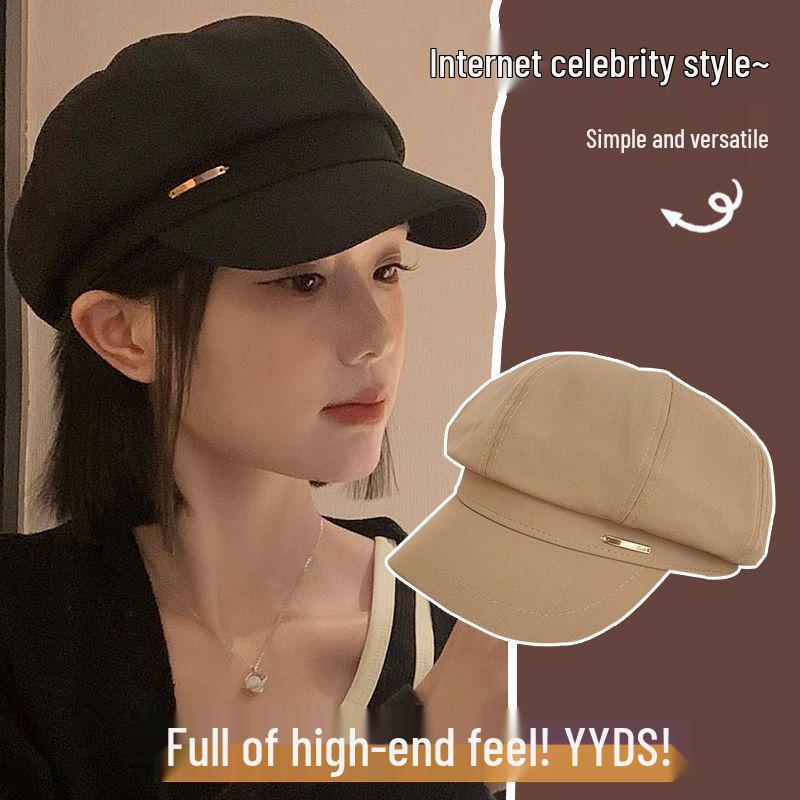 Women s Autumn/Winter Beret: Stylish Sun Hat with Korean and Japanese Influences, Versatile Octagonal Design for Small Head Circumference Adjustable Head Circumference (54-58cm)
Women s Autumn/Winter Beret: Stylish Sun Hat with Korean and Japanese Influences, Versatile Octagonal Design for Small Head Circumference Adjustable Head Circumference (54-58cm)