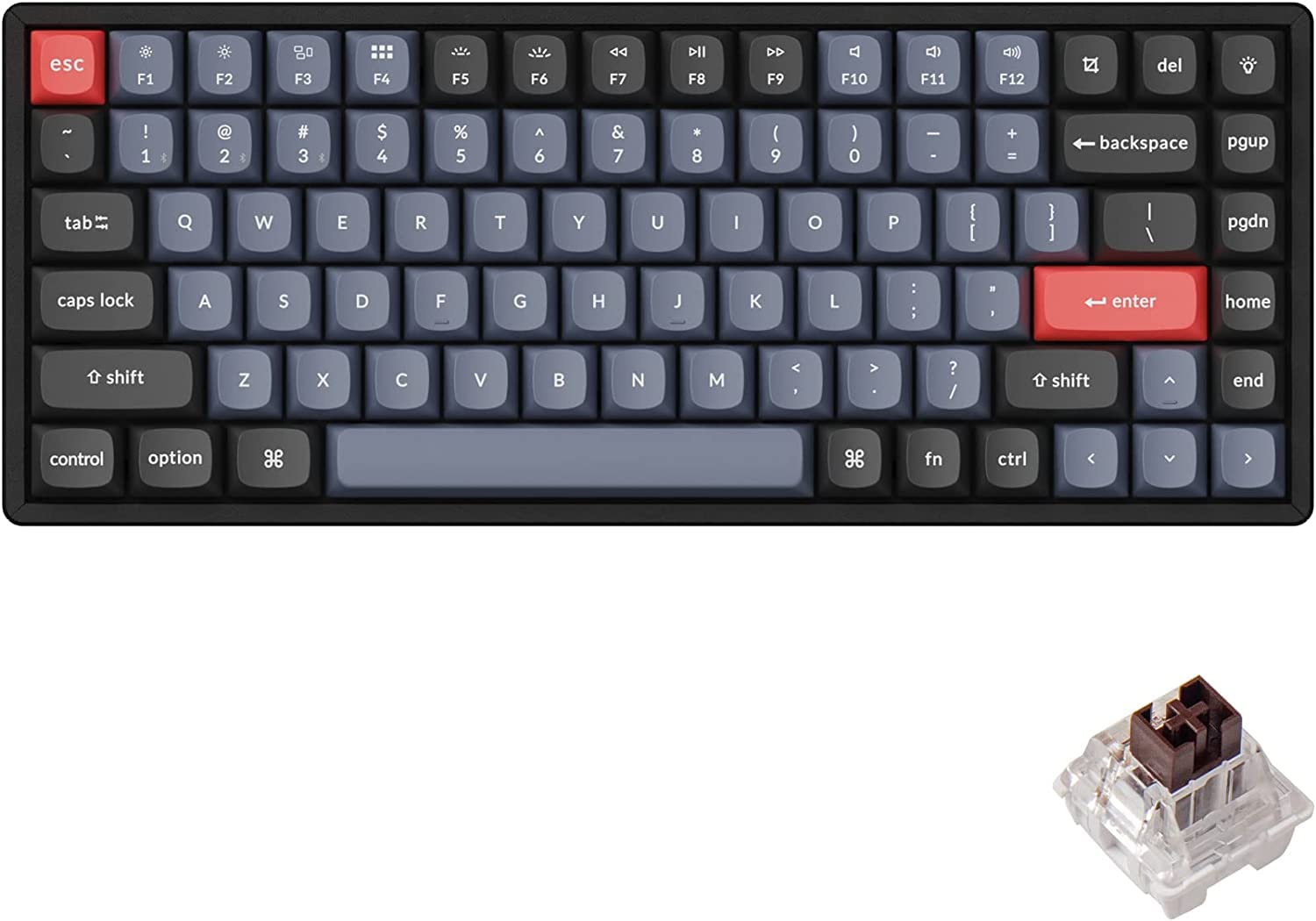 Keychron K2 Pro Custom Mechanical Keyboard/QMK VIA Programmable/US Layout/RGB Light/Aluminum Frame/Wired and Bluetooth
Keychron K2 Pro Custom Mechanical Keyboard/QMK VIA Programmable/US Layout/RGB Light/Aluminum Frame/Wired and Bluetooth