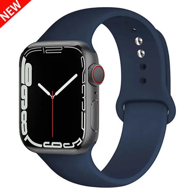 Силиконовый ремешок для Apple Watch ремешок 44мм 45мм 40мм 41мм 42-46мм 45 мм спортивный браслет iwatch серия 8 7 6 5 4 3 SE 9 Ultra 3 49мм 40 41 S10 11 42MM SM
Силиконовый ремешок для Apple Watch ремешок 44мм 45мм 40мм 41мм 42-46мм 45 мм спортивный браслет iwatch серия 8 7 6 5 4 3 SE 9 Ultra 3 49мм 40 41 S10 11 42MM SM