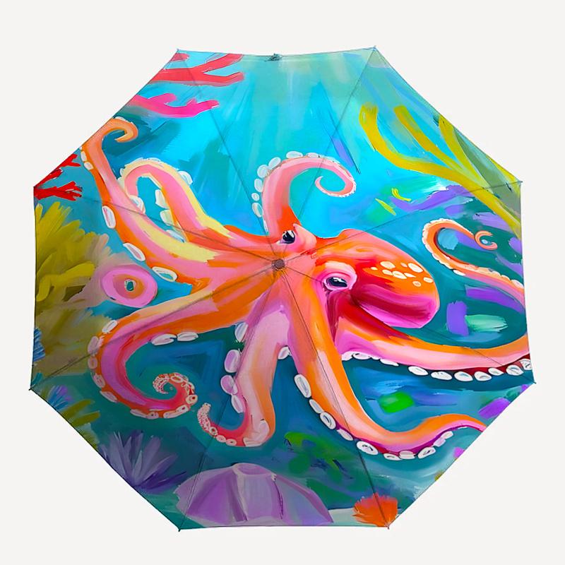 Colorful Octopus Design Automatic Opening/Closing Umbrella with Foldable Design, Outdoor Rain Gear for Fans, Travelers, Daily Use, Festive G
Colorful Octopus Design Automatic Opening/Closing Umbrella with Foldable Design, Outdoor Rain Gear for Fans, Travelers, Daily Use, Festive G