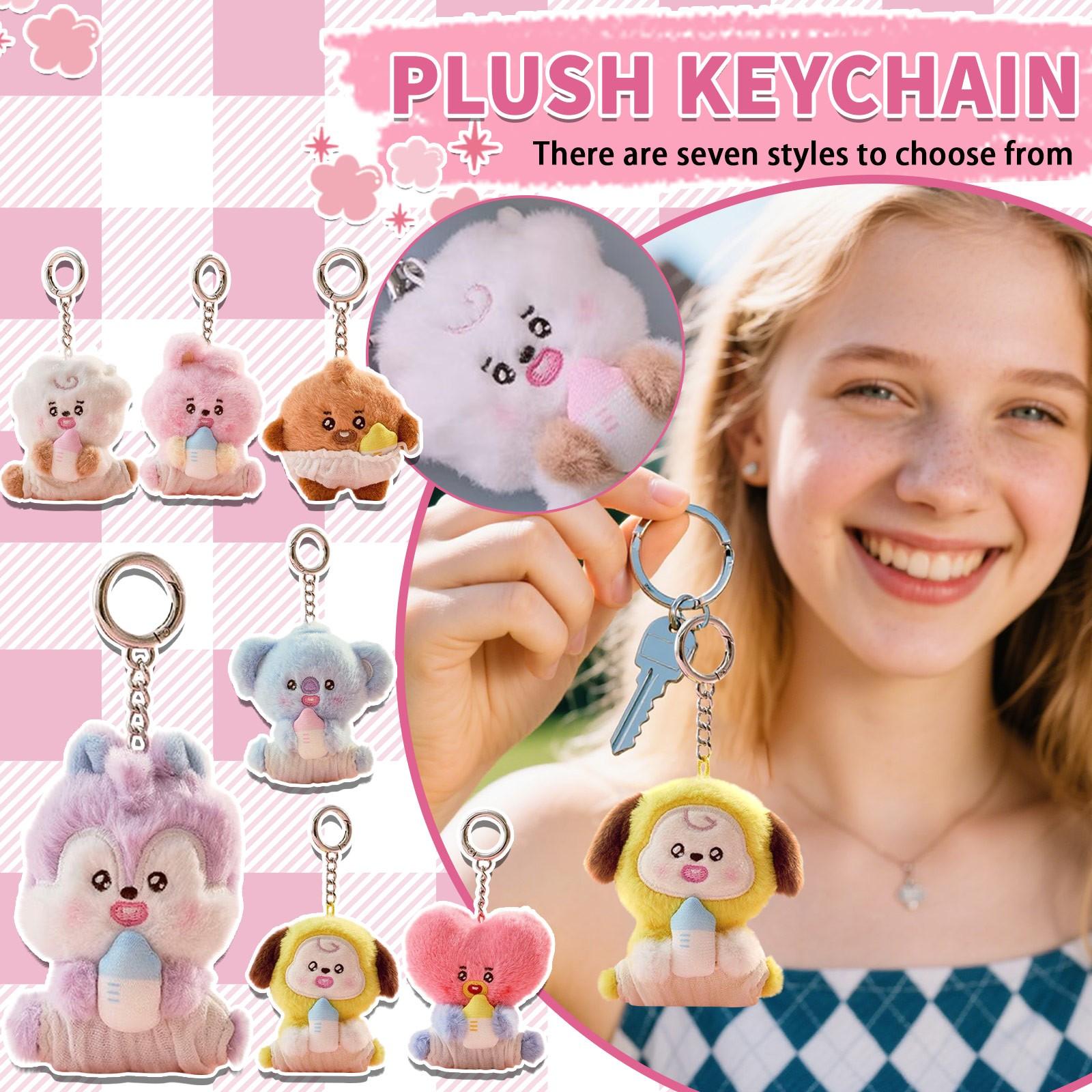 Plush Doll Pendant Keychain Filled Doll, A Cheerful And Cute Fan Gift Idol Peripheral Kopop Keychain (1 Piece) One Size
Plush Doll Pendant Keychain Filled Doll, A Cheerful And Cute Fan Gift Idol Peripheral Kopop Keychain (1 Piece) One Size