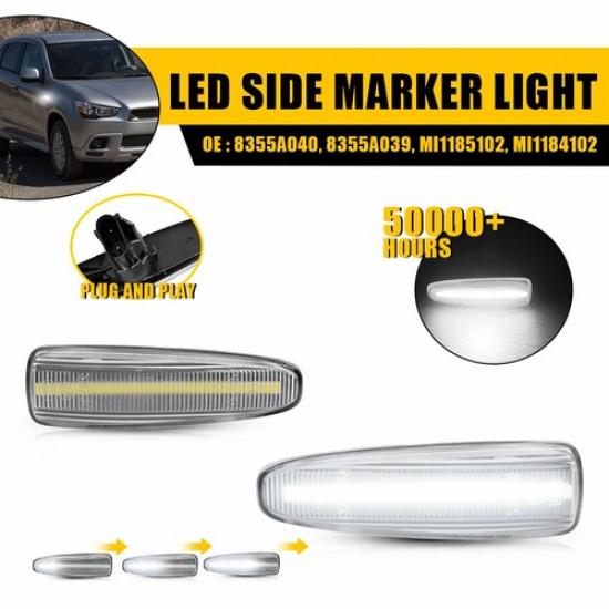2x Clear White LED Front Side Marker Lights For 2007-2013 Mitsubishi Outlander A
2x Clear White LED Front Side Marker Lights For 2007-2013 Mitsubishi Outlander A