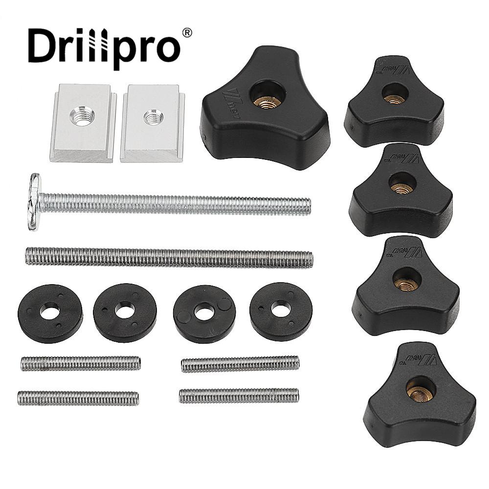Принадлежности для деревообрабатывающего инструмента Drillpro, быстродействующий зажим, гайка рукоятки для Т-образных пазов #1
Принадлежности для деревообрабатывающего инструмента Drillpro, быстродействующий зажим, гайка рукоятки для Т-образных пазов #1