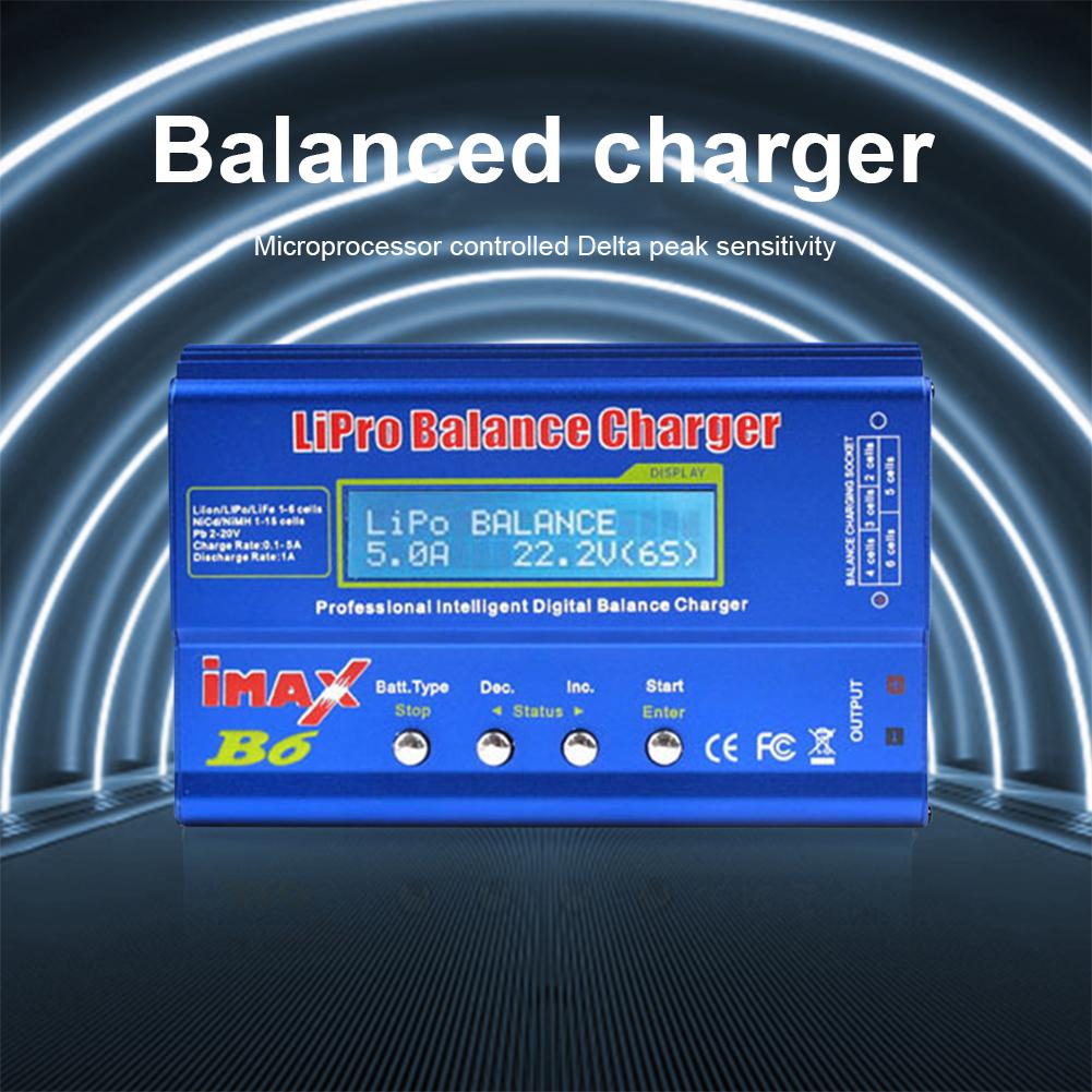 IMAX B6 Модель літака Зарядний пристрій AC/DC Balance Discharger LCD Dispaly Discharge Power 5W 18V 6A for LiPo NiMH NiCd LiFe Pb Battery
IMAX B6 Модель літака Зарядний пристрій AC/DC Balance Discharger LCD Dispaly Discharge Power 5W 18V 6A for LiPo NiMH NiCd LiFe Pb Battery