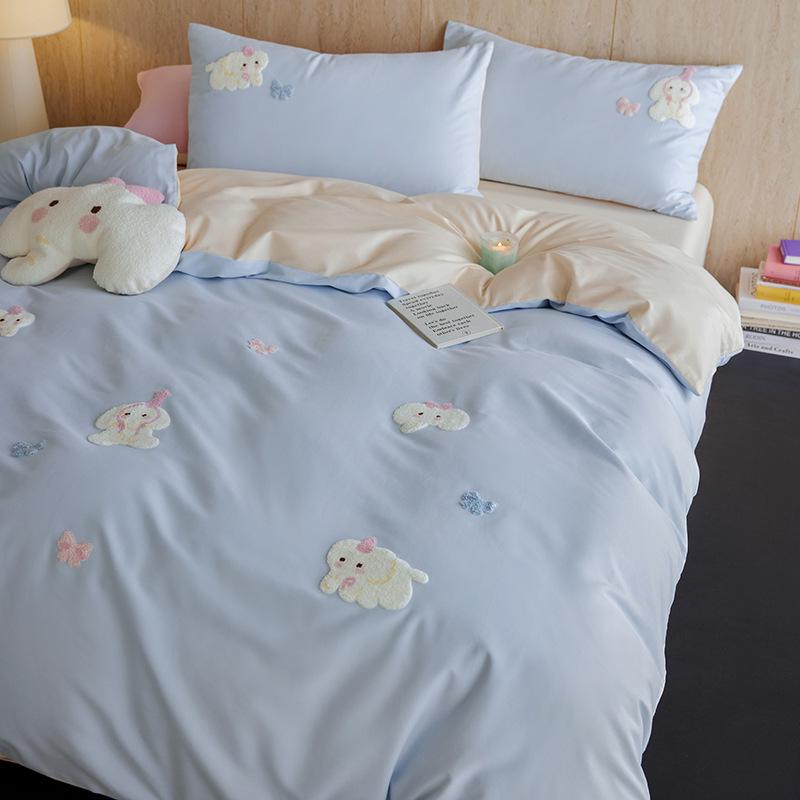 Autumn & Winter Cartoon Embroidery 100S Cotton Duvet Cover 4-Piece Set Sheet Set 1.2 - Duvet 150x200
Autumn & Winter Cartoon Embroidery 100S Cotton Duvet Cover 4-Piece Set Sheet Set 1.2 - Duvet 150x200