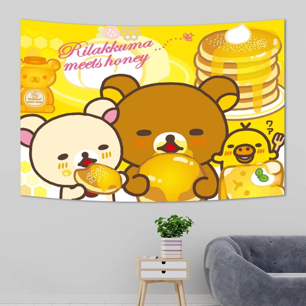 Cartoon Bear Printed Tapestry Wall Hanging Cute Wallpaper Bedroom Wall Art Decoration Background Decorative Cloth 74x94cm(29x37in)
Cartoon Bear Printed Tapestry Wall Hanging Cute Wallpaper Bedroom Wall Art Decoration Background Decorative Cloth 74x94cm(29x37in)