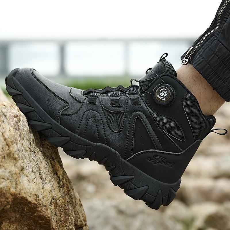 High-Top Safety Shoes: Anti-Smash, Anti-Puncture, Insulated, Rotating Buttons, Comfortable for Long Standing
High-Top Safety Shoes: Anti-Smash, Anti-Puncture, Insulated, Rotating Buttons, Comfortable for Long Standing