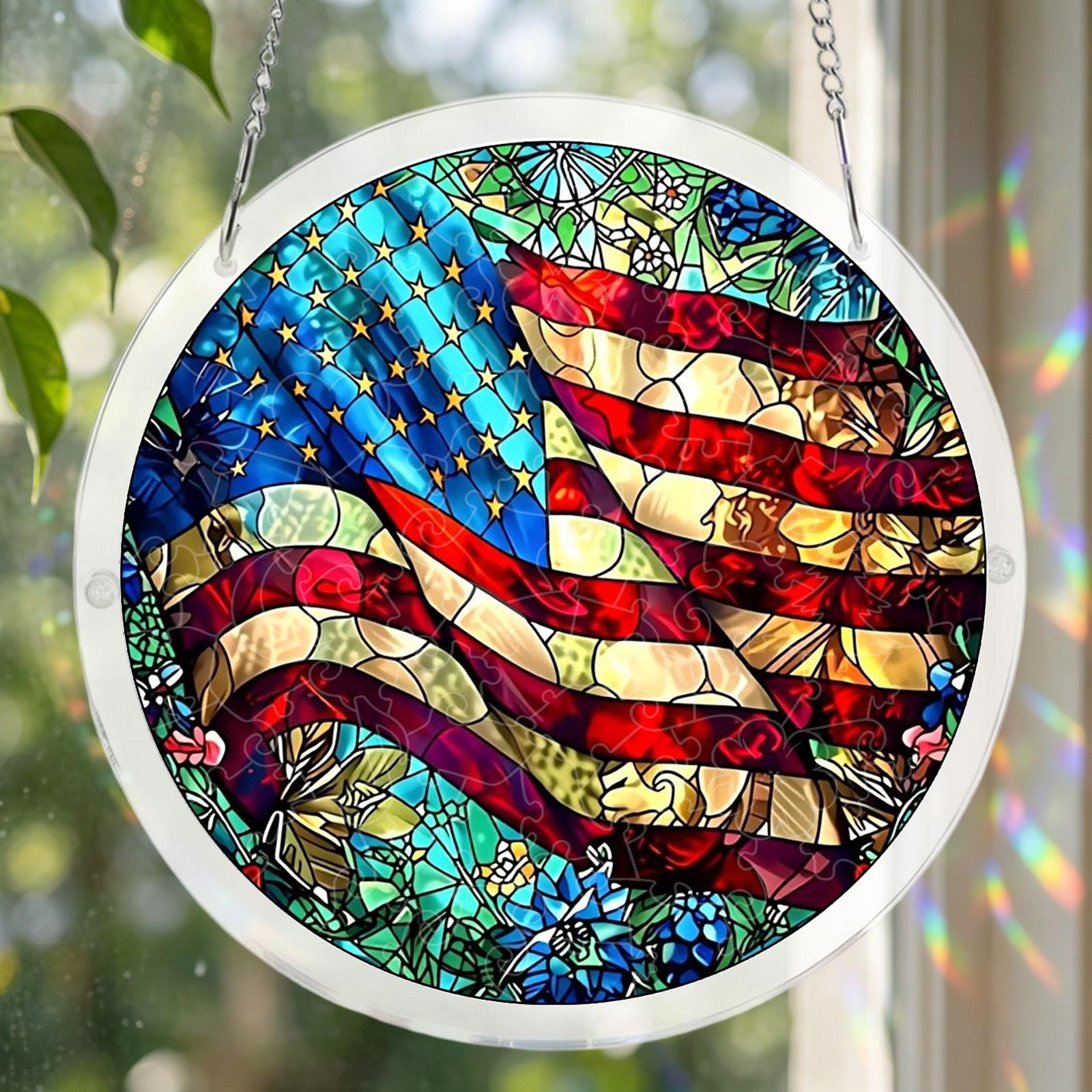 Acrylic Flat Jigsaw Puzzle Sun Catcher Hanging Window Panel with Mandala Pattern for Home Decoration Indoor Outdoor Use One Size синий
Acrylic Flat Jigsaw Puzzle Sun Catcher Hanging Window Panel with Mandala Pattern for Home Decoration Indoor Outdoor Use One Size синий