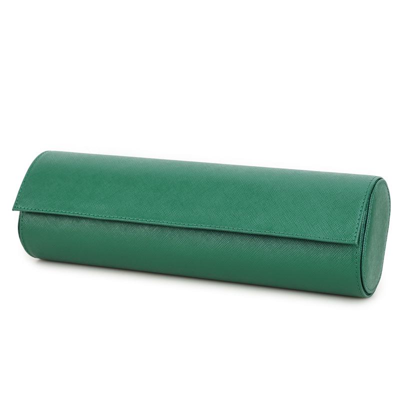 Cowhide Leather Travel Watch Box with Scratch-Resistant Pillow Case зелений
Cowhide Leather Travel Watch Box with Scratch-Resistant Pillow Case зелений