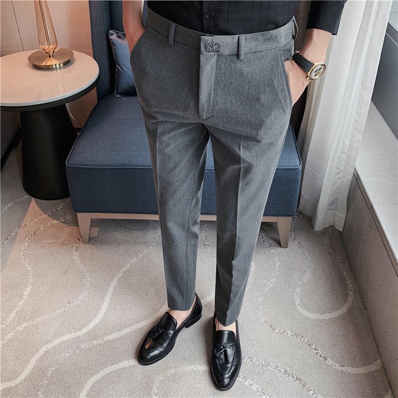 Men s Slim-Fit Embroidered Dress Pants, Korean Style, Available in Plus Sizes 34
Men s Slim-Fit Embroidered Dress Pants, Korean Style, Available in Plus Sizes 34