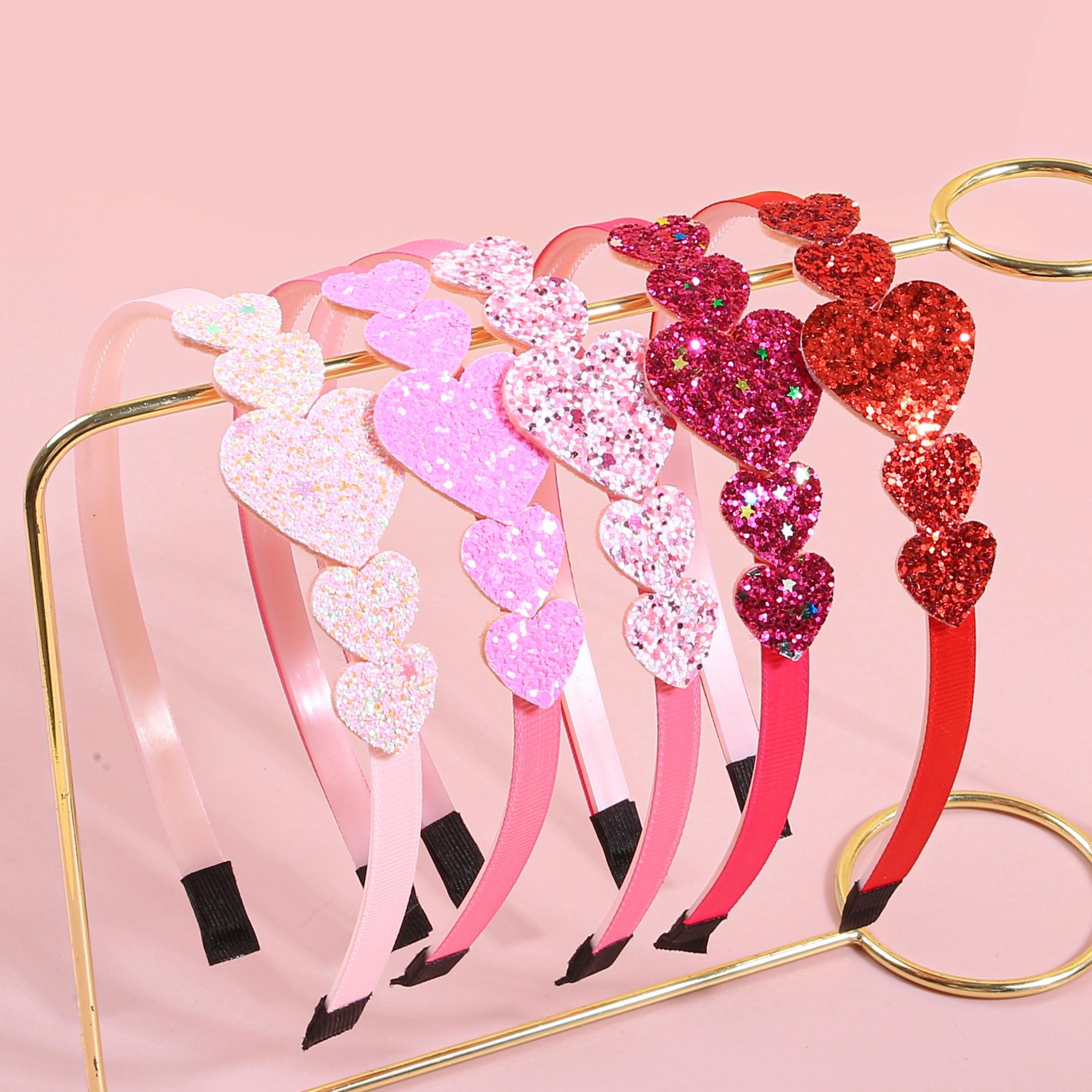 5pcs Valentine s Day Heart Headbands for Girls Love Heart Hairband Glitter Heart Headbands for Girls Kids Party Hair Accessories
5pcs Valentine s Day Heart Headbands for Girls Love Heart Hairband Glitter Heart Headbands for Girls Kids Party Hair Accessories