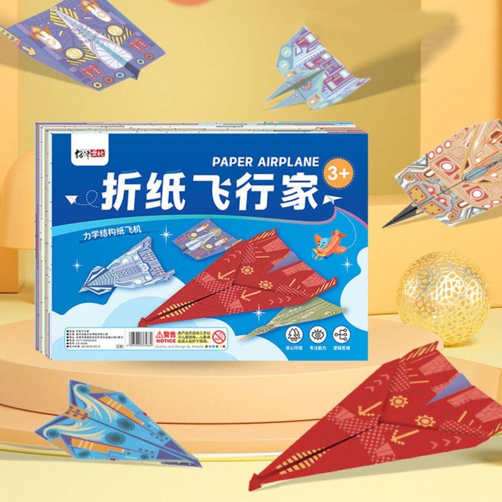 Paper Handmade Colored Paper Set Art Learning Versatile Paper Aircraft Toy Boys Baby Girls Style A
Paper Handmade Colored Paper Set Art Learning Versatile Paper Aircraft Toy Boys Baby Girls Style A