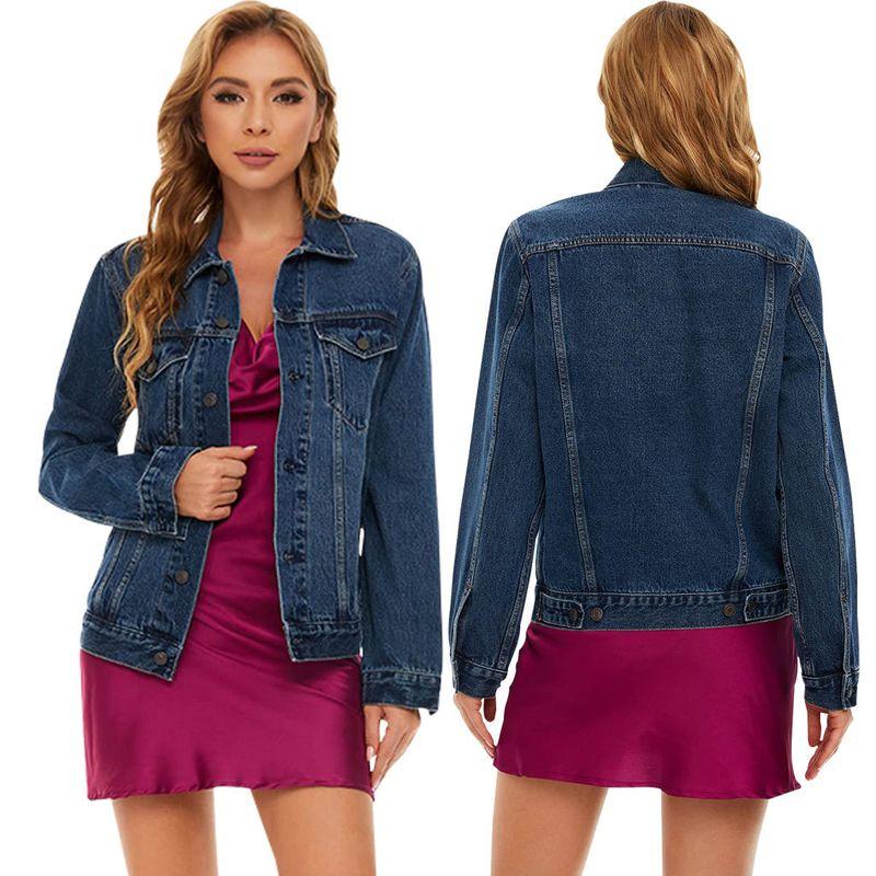 Smr11890 Cross-Border Amazon New European and American Sexy Fashion Washed Denim Jacket for Women Dark Blue XL
Smr11890 Cross-Border Amazon New European and American Sexy Fashion Washed Denim Jacket for Women Dark Blue XL