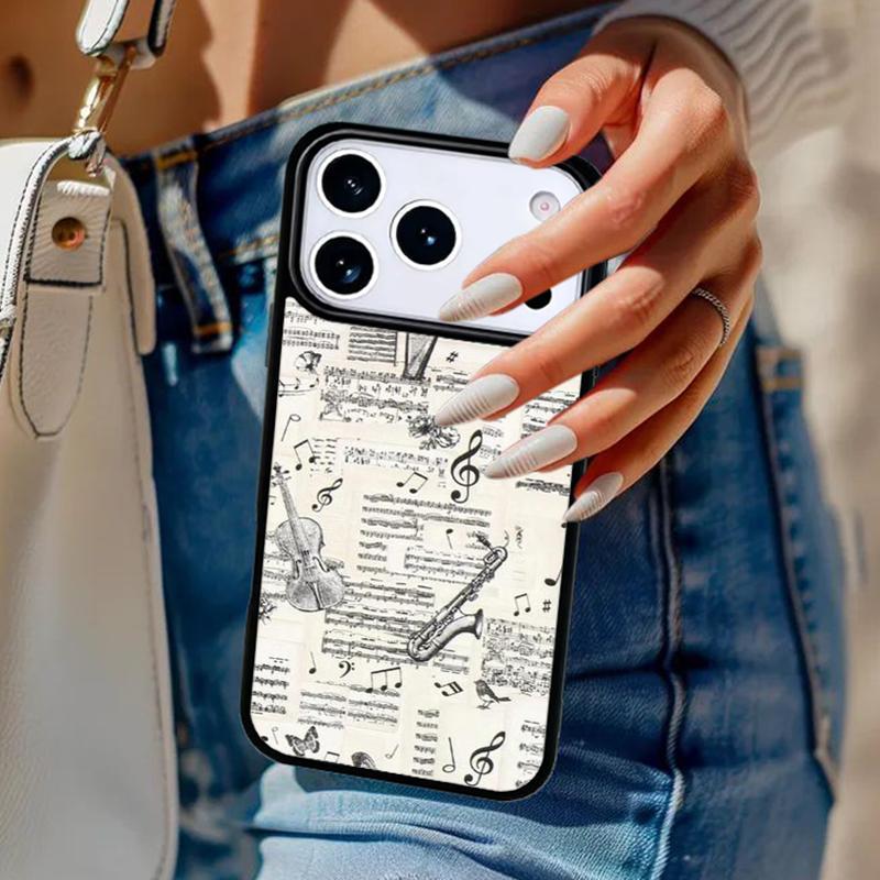 Sheet Music Phone Case For iPhone 17 Air 14 15 13 12 Max Cover For Apple 16e 11 Pro Max Plus Coque iPhone 11
Sheet Music Phone Case For iPhone 17 Air 14 15 13 12 Max Cover For Apple 16e 11 Pro Max Plus Coque iPhone 11
