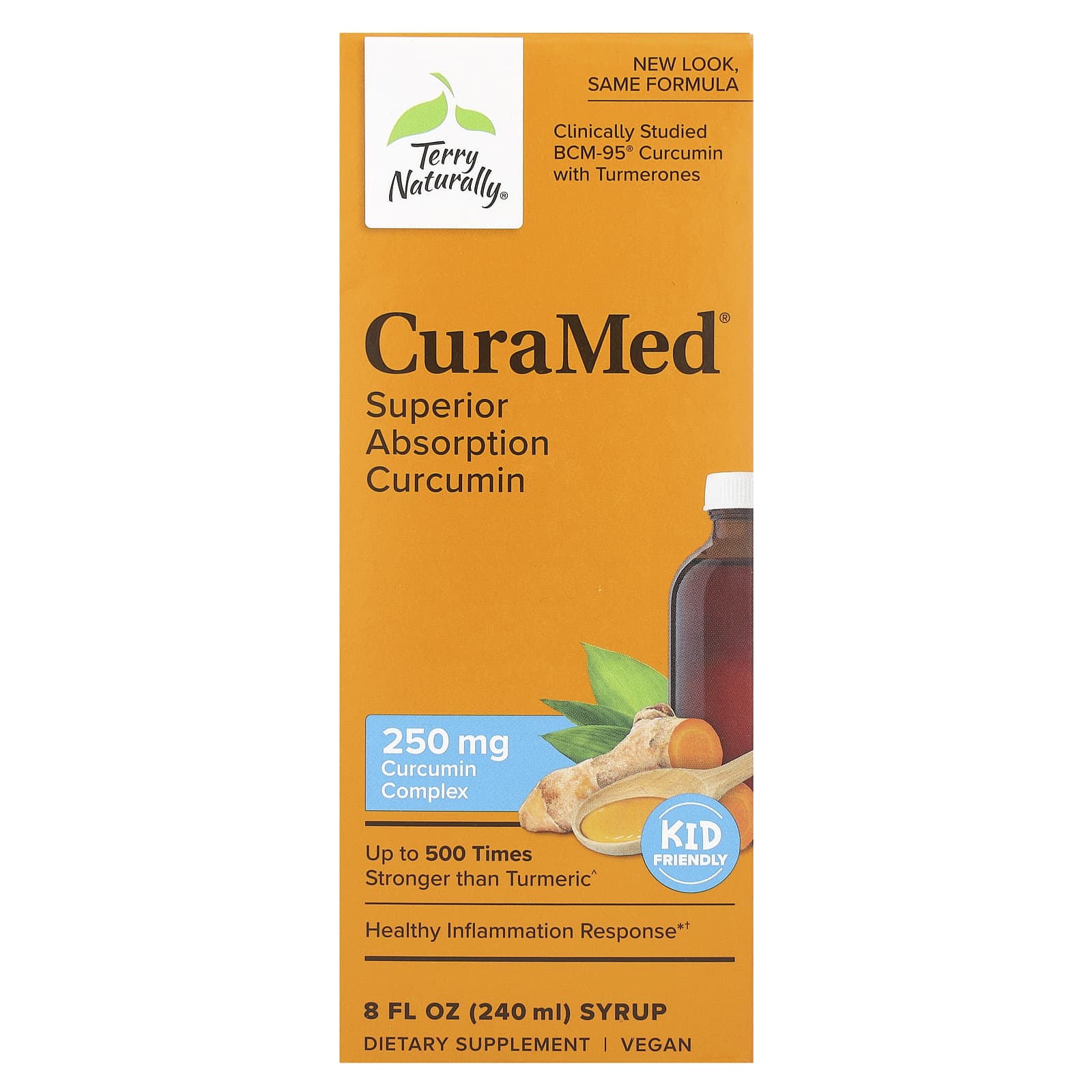 Terry Naturally, Сироп CuraMed, Високозасвоюваний Куркумін, 250 мг, 8 рідких унцій (240 мл)
Terry Naturally, Сироп CuraMed, Високозасвоюваний Куркумін, 250 мг, 8 рідких унцій (240 мл)
