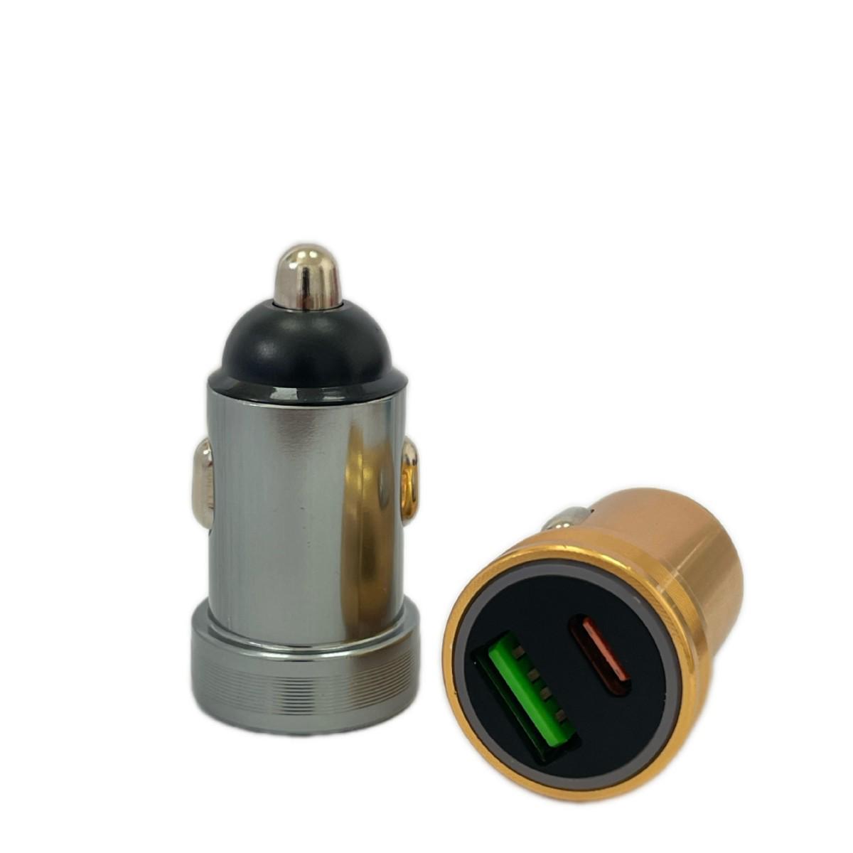 Mini Dual-Port Car Charger: PD & USB, Super-Fast Charging, High Power Converter. Mini Car Charger чорний
Mini Dual-Port Car Charger: PD & USB, Super-Fast Charging, High Power Converter. Mini Car Charger чорний