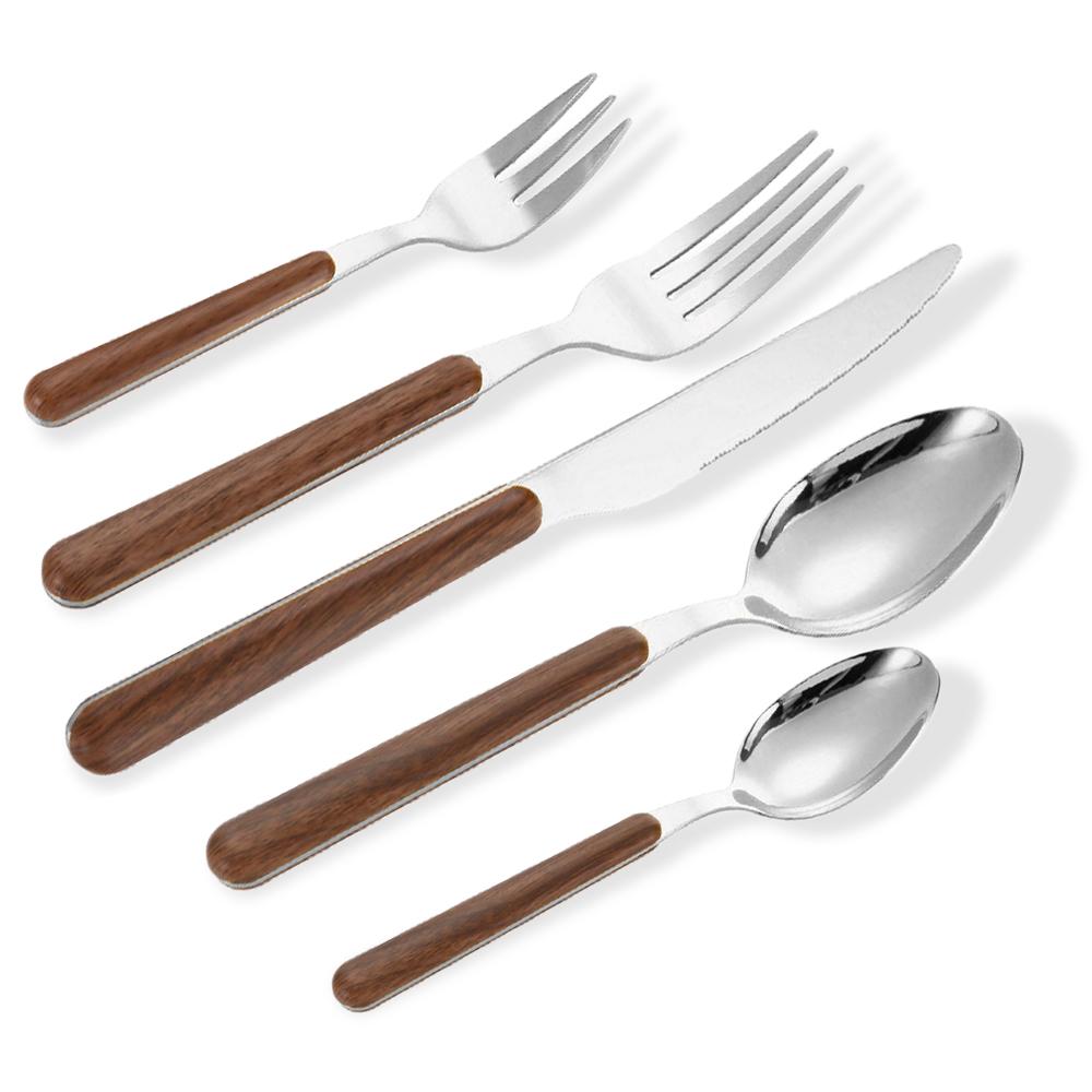5Pcs Imitation Wooden Handle Cutlery Set Knife Fork Spoon Tableware Flatware Clamp Stainless Steel Western Dinnerware Set серебряный
5Pcs Imitation Wooden Handle Cutlery Set Knife Fork Spoon Tableware Flatware Clamp Stainless Steel Western Dinnerware Set серебряный
